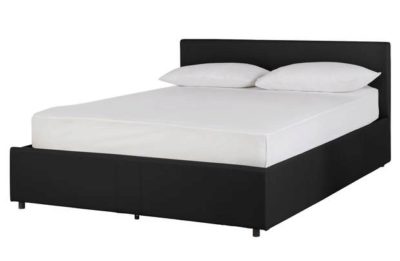 Hygena Chapton Kingsize Ottoman Bed Frame - Black.